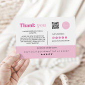 モダン感謝してい購入 サンキューカード