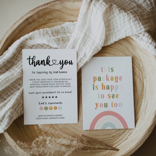 モダン感謝してい購入 サンキューカード