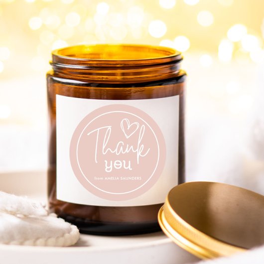 モダン感謝してい赤面のミニマル ラウンドシール