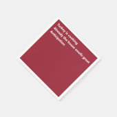 モダン感謝祭ミニマル俳句 スタンダードカクテルナプキン (角)