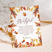 モダン感謝祭素朴秋秋に感謝 シーズンカード