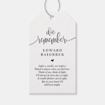 モダン慰霊蝋燭葬祭ラベル