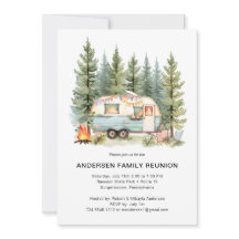 モダン懇親会素朴フォレシンプルスト招待状