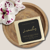 モダン手作り石鹸の原料 ブラックゴールド スクエアシール