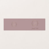 モダン手書きスクリプエレガントトテンプレートラグジュアリー 名刺 (外部フラット)