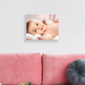 モダン手書きスクリプ信じト キャンバスプリント (インサイチュ (リビング))