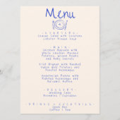 モダン手書描は笑い メニュー (正面)