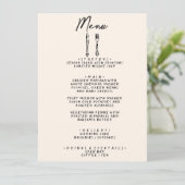 モダン手書描予測できなレトロ メニュー (スタンド正面)