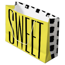 モダン抱き枕誕生日 ラージペーパーバッグ