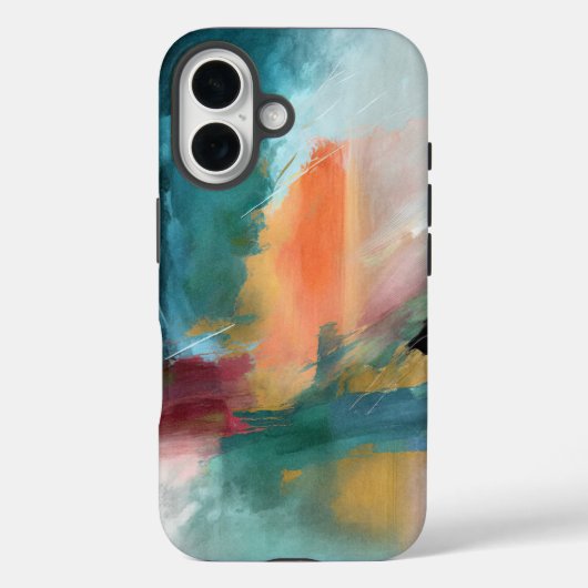 モダン抽象アート柄 Case-Mate iPhoneケース (裏面)