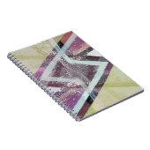 モダン抽象アート スパイラルノートブック ノートブック (右側)