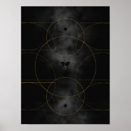 モダン抽象アート ミッドセンチュリー ミニマリスト ポスター