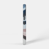モダン抽象ウェーブ SAMSUNG GALAXYケース (右側面)