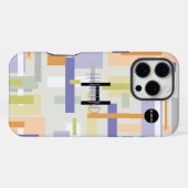 モダン抽象デザイン携帯電話ケースHAMbWG iPhoneケース (裏面横)
