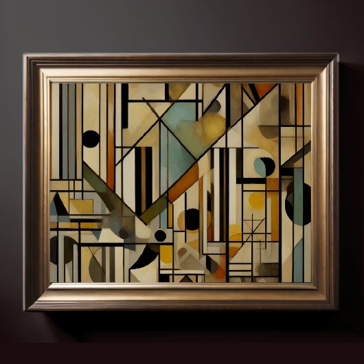 モダン抽象デザイン4:5 ポスター