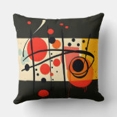 モダン抽象デザイン クッション (裏面)