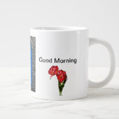 モダン抽象デザイン ジャンボコーヒーマグカップ (右)