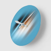 モダン抽象デザイン ラウンド壁時計 (傾斜)