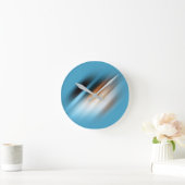 モダン抽象デザイン ラウンド壁時計 (ホーム)