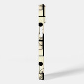 モダン抽象デザイン、動的線装飾用クッション Case-Mate iPhoneケース (裏面 / 右)