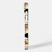 モダン抽象デザイン、動的線装飾用クッション Case-Mate iPhoneケース (裏面 / 左)