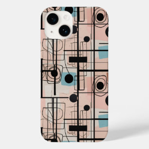 モダン抽象デザイン、動的線装飾用クッション Case-Mate iPhone 14ケース