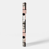 モダン抽象デザイン、動的線装飾用クッション Case-Mate iPhoneケース (裏面 / 右)