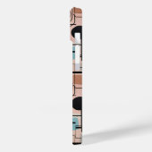 モダン抽象デザイン、動的線装飾用クッション Case-Mate iPhoneケース (裏面 / 左)