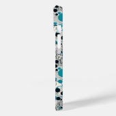 モダン抽象デザイン、流体線装飾用クッション Case-Mate iPhoneケース (裏面 / 左)