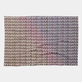 モダン抽象デジタルパターン デザイン 1260 キッチンタオル (横)