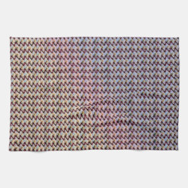 モダン抽象デジタルパターン デザイン 1260 キッチンタオル