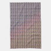 モダン抽象デジタルパターン デザイン 1260 キッチンタオル (縦)