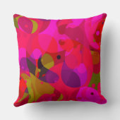 モダン抽象パターン クッション (裏面)