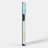 モダン抽象ビーチ iPhoneケース (右側面)