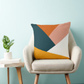 モダン抽象的で幾何学的な色のブロックパターン クッション (椅子)