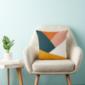 モダン抽象的で幾何学的な色のブロックパターン クッション (椅子)