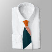 モダン抽象的で幾何学的な色のブロックパターン ネクタイ (タイ)