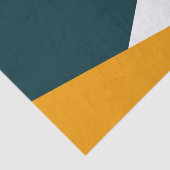 モダン抽象的で幾何学的な色のブロックパターン 薄葉紙 (詳細)