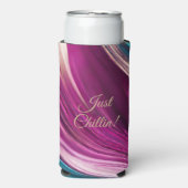 モダン抽象芸術だけ –  スリム缶クーラー (Seltzer正面)