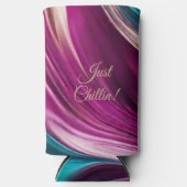 モダン抽象芸術だけ –  スリム缶クーラー (正面)