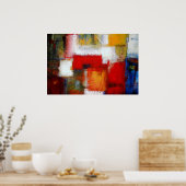 モダン抽象芸術のア絵画ートプリントポスター ポスター (キッチン)