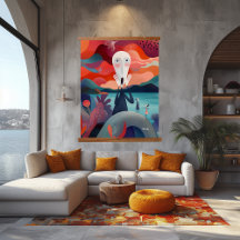 モダン抽象芸術の叫び声鮮やか芸術的: