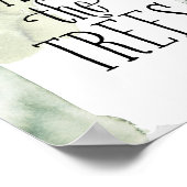 モダン抽象芸術の救水色 ポスター (角)