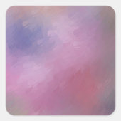 モダン抽象芸術アカスタムート空白のテンプレート スクエアシール (正面)