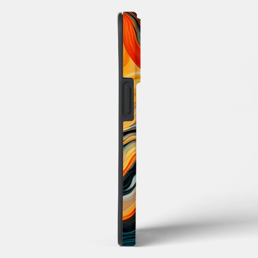 モダン抽象芸術アカラフルートモノグラム Case-Mate iPhoneケース (裏面 / 右)