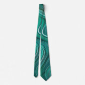 モダン抽象芸術アクアスワールネックタイ ネクタイ (裏面)