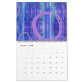 モダン抽象芸術アコンテンポラリーートカレンダー カレンダー (1月 2026)