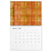 モダン抽象芸術アコンテンポラリーートカレンダー カレンダー (2月 2026)