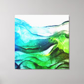 モダン抽象芸術アルコールインキ延伸帆布 キャンバスプリント (正面)