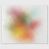モダン抽象芸術アーエレガントカラフルデザイン ラッピングペーパー (フラット)